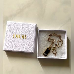 Authentic Vintage Christian Dior Logo Necklace